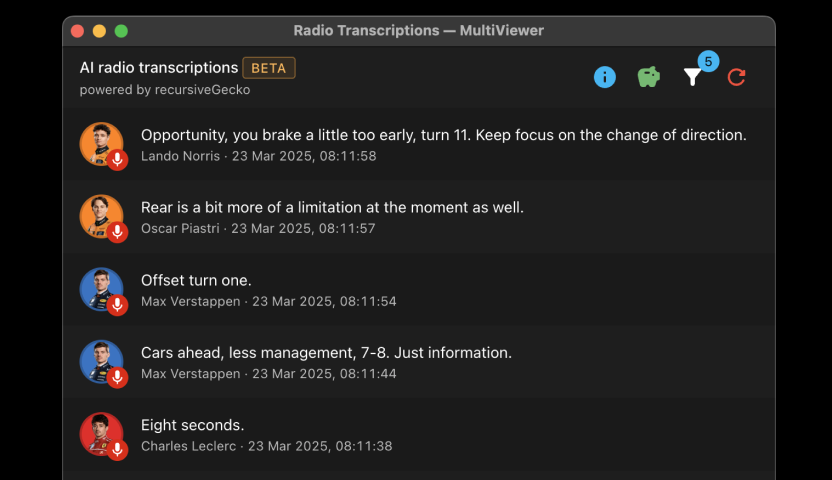AI Radio Transcriptions